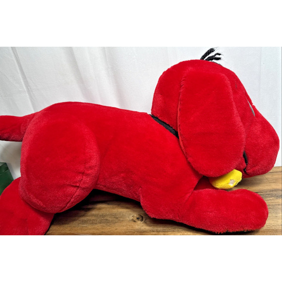 Clifford Red Dog Plush Scholastic Jumbo Large 25" Stuffed Animal Storybook GUC - Picture 6 of 9